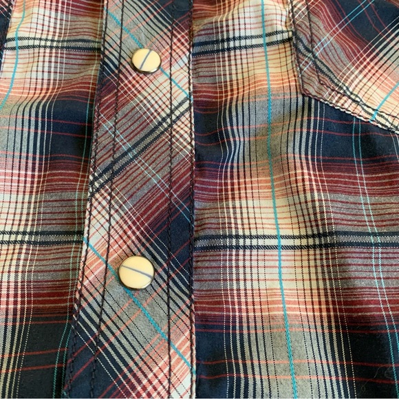 Vintage Rafter western snap up button shirt - Picture 5 of 10